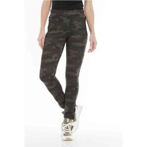 Anatomie Shamira Camo Pull On Side Zip Pants Green Size Small